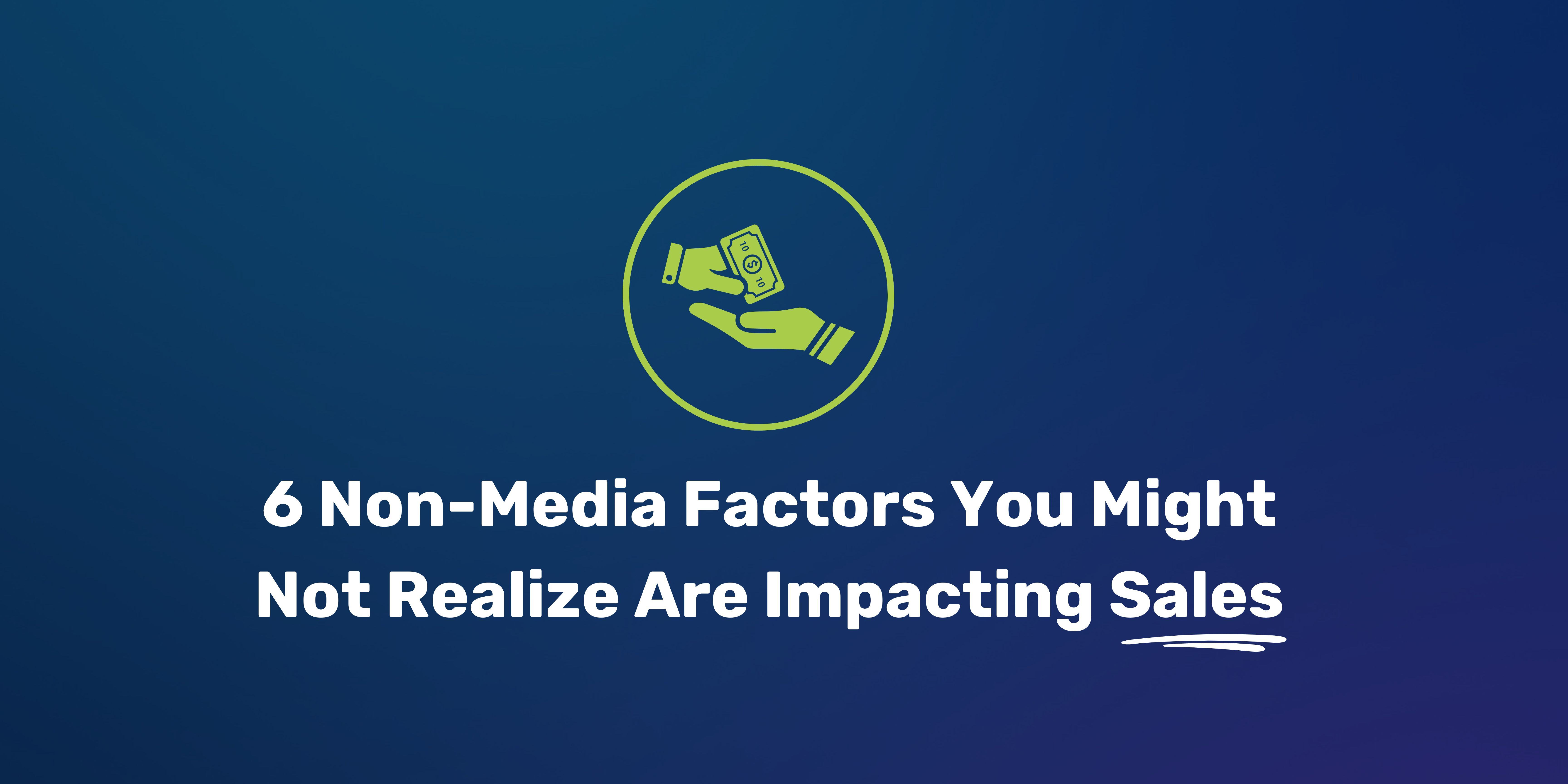 Discover how non-media factors like seasonality, economic conditions, and consumer trends influence sales and how marketing mix models can help you leverage these insights.