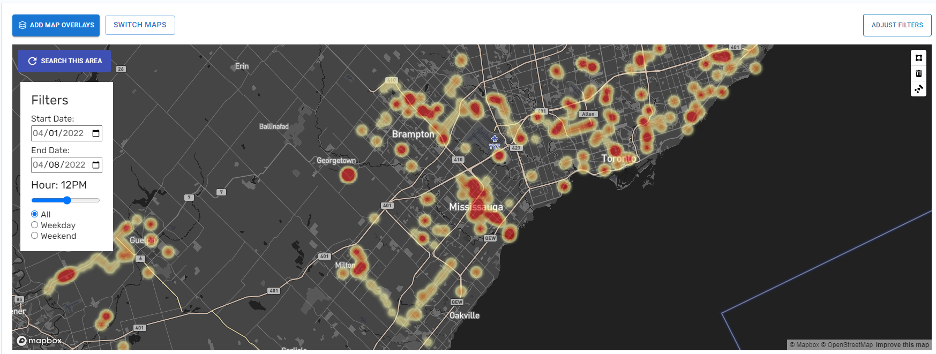 Mobility Data Map